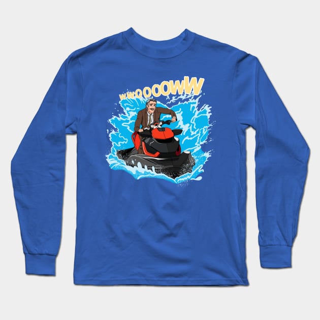 The Little Jet Ski Long Sleeve T-Shirt by seamustheskunk